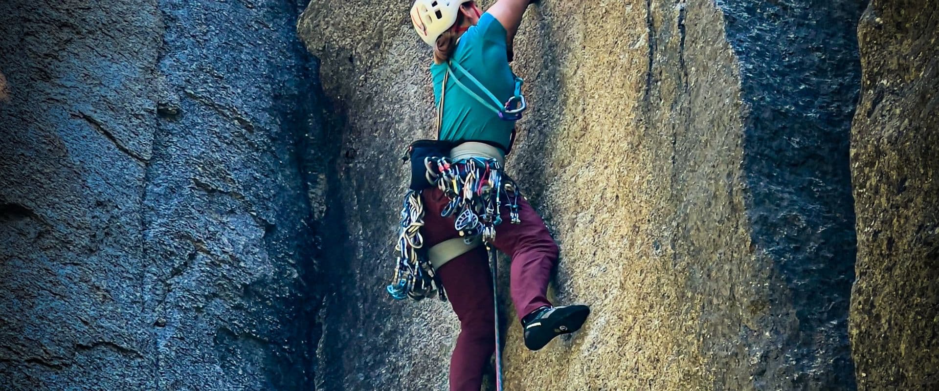 women climbing