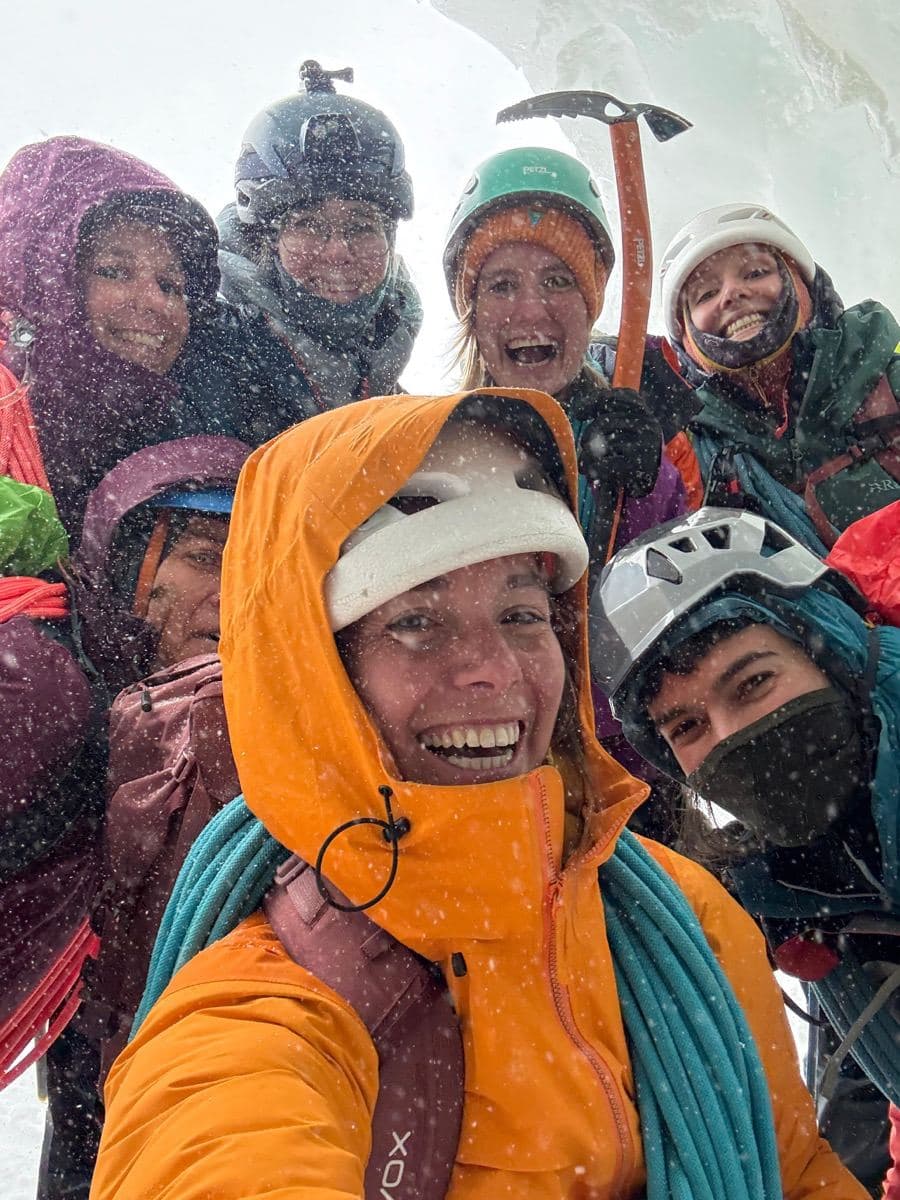 Women hiking